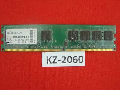 RAM Exceleram 2GB, PC2 - 6400, 1,8 V, 5-5-5-18 #KZ-2060 - Immagine 1 di 2