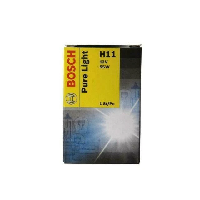 Bosch H11 12V 55W PGJ19-2 Pure Light Fog Bulb (1 987 302 084)