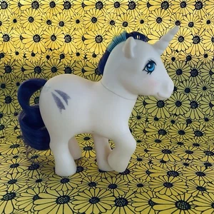 Vintage My Little Pony G1 Glory Shooting Star Unicorn 1983 Hasbro Purple Hair - Picture 1 of 5