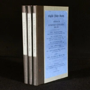 1877-1881 3Vols English Dialect Society Series B and Series C First Edition - Picture 1 of 12
