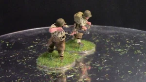 (WM) Pro-Painted 28mm Westwind Segunda Guerra Mundial US BAR Hombres 2 Figuras #R3 - Imagen 1 de 10