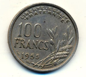 100 Französische Francs 1955 - Bild 1 von 2