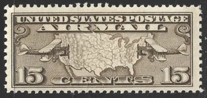United States, Scott #C8, 15c Map and Mail Planes, MNH - Picture 1 of 1