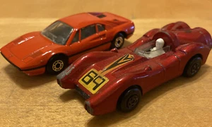 VINTAGE Lot 2 MATCHBOX LESNEY 1973 TURBO FURY, '81 Ferrari 308 GTB Rare, FreeShp - Bild 1 von 7