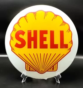 15" SHELL Gas Pump Globe LENS/ FACE - Picture 1 of 1