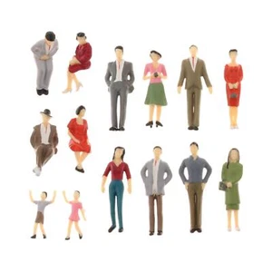 lahomia G Gauge Figures Seated and Standing 1:30 G Scale Model Trains Passengers - Picture 1 of 6
