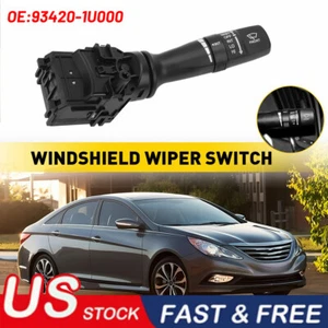 Interruptor limpiaparabrisas negro para Hyundai Sonata 2,0 L 2,4 L 2011 2012 2013 2014 - Imagen 1 de 11