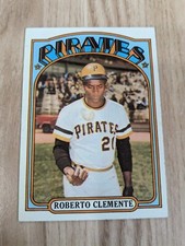 1972 Topps Baseball Card 309 Roberto Clemente Pittsburgh Pirates Nicely Centered