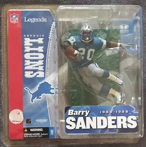 McFarlane Toys NFL Detroit Lions Barry Sanders Action Figure New Sealed - Picture 1 of 5