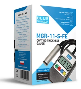 Paint Coating Thickness Gauge Meter Tester MGR-11-S-FE From Producer Made in EU - Bild 1 von 5