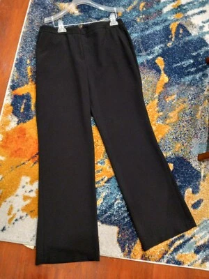 Karl Lagerfeld Paris Womens Size 14 Black Career Slacks NWT - Imagem 1 de 4