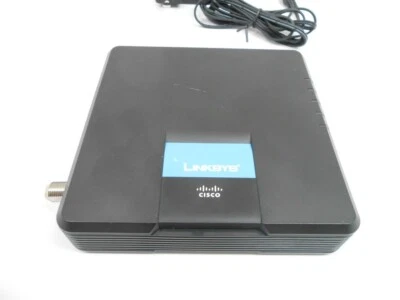 Linksys Cisco CM100 100Mbps Cable Modem USB Ethernet Power DOCSIS 1.0 1.1 2.0 - Image 1 of 4