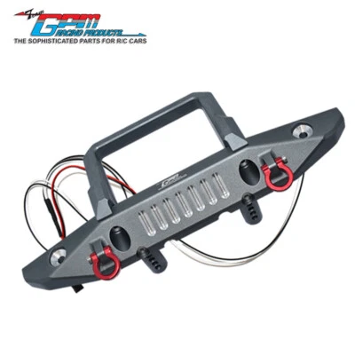 Alloy Front Bumper & U Hook for AXIAL 1/6 SCX6 JEEP JLU WRANG LER 4WD RC CAR - Image 1 of 2