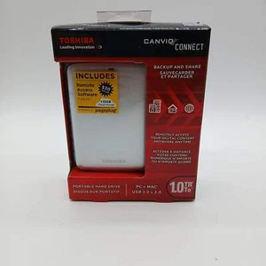 Neu Toshiba Portable Canvio Connect 1TB USB 3.0 HDD v73600-c - Bild 1 von 4