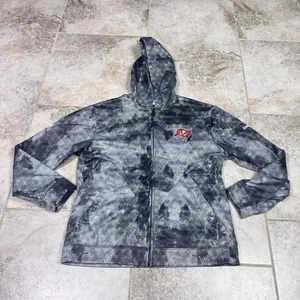 Reebok Tampa Bay Buccaneers Full Zip Jacke Herren Medium grau Fleece gefüttert Hoodie - Bild 1 von 9