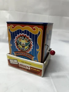 The Simpsons Krusty The Clown Jack-in-the-Box By Rocket USA 2002 New Rare - Picture 1 of 4