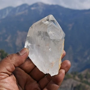 HIMALAYAN GLACIER RAINBOW QUARTZ LEMURIAN NIRVANA ICE SOULMATE MANIFEST CRYSTAL - Picture 1 of 10