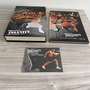 Insanity Total Body Workout Program 10 Disc DVD W Insane Abs Bonus Discs Extras - Picture 1 of 11