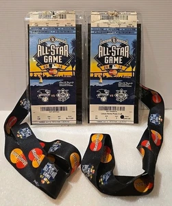 TWO 2016 MLB All-Star Game In San Diego Full Ticket & Lanyard - Picture 1 of 8