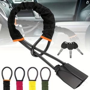 Car Steering Wheel Lock Reinforced Cable Lock Automotive  - Bild 1 von 12