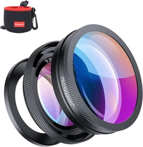 PROfezzion WAL-52X18 Camera HD 18mm Wide Angle Lens with 10x Macro Portion - Picture 1 of 7