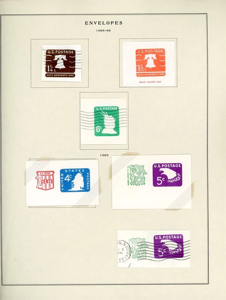 U.S. POSTAL STATIONERY Scott Specialty Album Page Lot #30 - SEE SCAN - $$$ - Image 1 of 1
