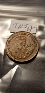 1920 Canada Small Cent Penny Idtrrt6. - Picture 1 of 2