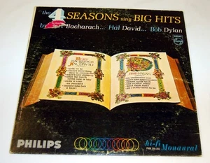 THE 4 SEASONS Sing Big Hits 1965 33 Record Philips PHM 200-193 Bacharch & Dylan - Picture 1 of 3