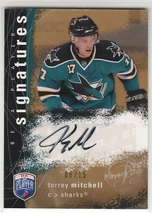2007-08 Be A Player Signatures Player's Club #STM Torrey Mitchell 6/15 RC-year  - Picture 1 of 2