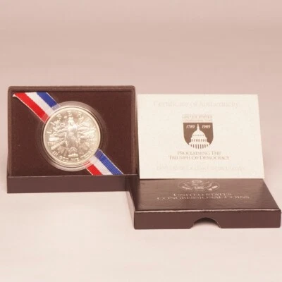 1989-D United States Congressional Coins Commemorative Dollar BU - Image 1 of 3