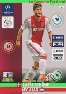 036 LASSE SCHONE AFC.AJAX MASTER CARD CHAMPIONS LEAGUE ADRENALYN 2015 PANINI - Bild 1 von 1