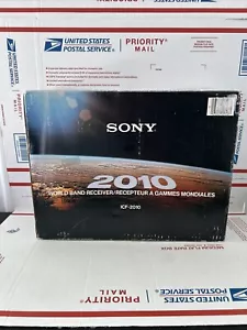 Sony ICF-2010 Synthesized Receiver AIR/FM/LW/MW/SW Shortwave Radio -NO PWR- - Afbeelding 1 van 23