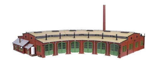 Vollmer 45758 H0 Ringlokschuppen sechsständig mit einer Verlängerung