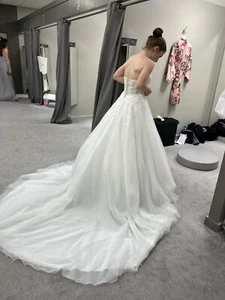 Wedding Dress Wed2Be Amabel size 8 - Picture 1 of 4