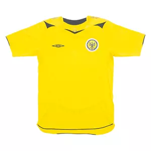 UMBRO Liberia FC Mens Football Shirt Jersey Yellow Crew Neck S - Picture 1 of 6