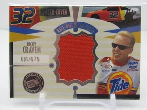 ¡Cubierta de auto de carreras Ricky Craven 2002 Press Pass! #616/675! - Imagen 1 de 2