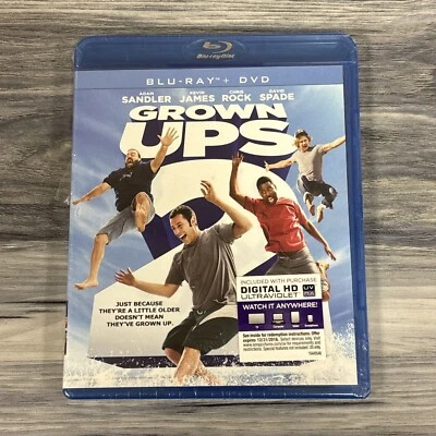 Grown Ups 2 (Blu-Ray Disc, 2013, Includes DVD, Digital Copy UltraViolet) Sealed - Image 1 of 4