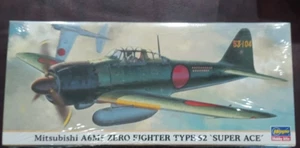 Mitsubishi A6M5 Zero Fighter Type 52 'Super Ace' Model Kit  Hasegawa 09782 1/7.. - Picture 1 of 2