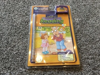 Leap Frog Leap Pad 1 Arthur's Lost Puppy Leap Start Reading book cartridge-NEW  - Image 1 of 4