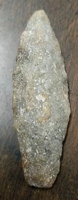 Authentic 3 5/8" Huge Mottled Quartzite Arrowhead Lehigh County, Central PA #4 - Image 1 of 4