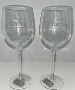 Texas A&M Kingsville Javelinas Wine Glass Set NCAA Campus Crystal NEW - Picture 1 of 7