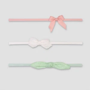 Carter's Just One You ️ Baby 3er Pack Schleife Kopftuch - 0-12M - Bild 1 von 1