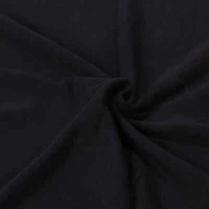 *Clearance* 100% Knitted Jersey Cotton  Fabric 58" BLACK - Picture 1 of 1