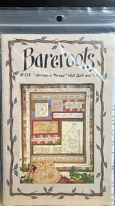 Bareroots Written in Thread Wall Quilt and Tote Pattern #114 - Picture 1 of 2