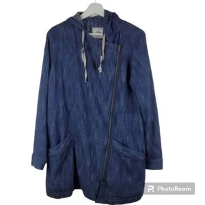 Cabi Adventure Anorak Kapuzenjacke Medium Chambray blau asymmetrisch #5100 - Bild 1 von 11