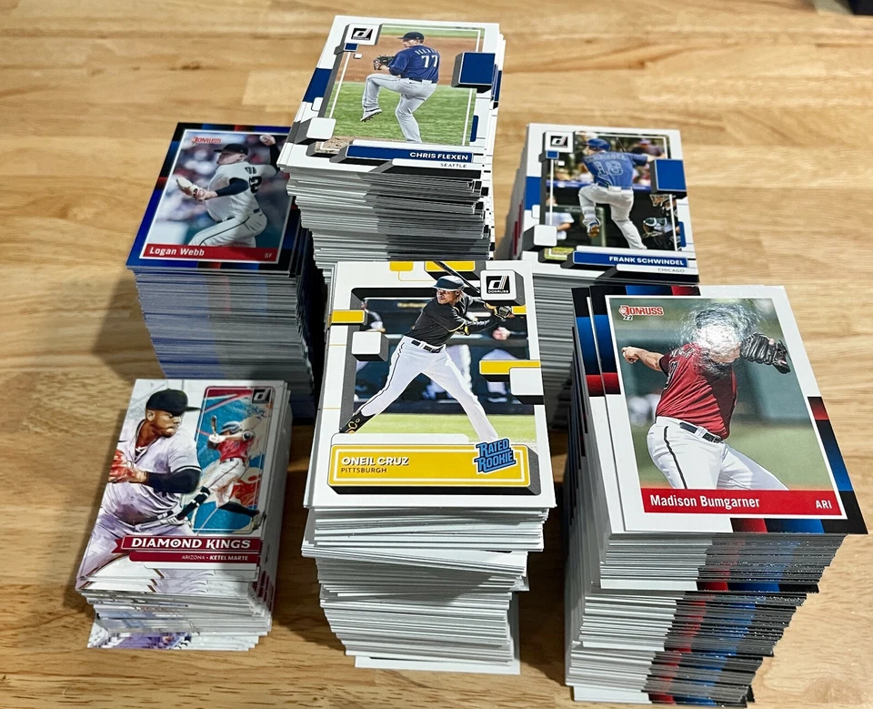 2022 Donruss Baseball Cards 1-200 Retro/Vars/Blue Holos - Complete Your Set - Image 1 of 1