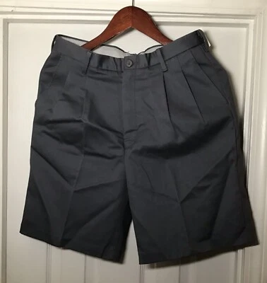 Lark Uniform Shorts Edwards Pleated 30. Inseam 8.5 Gray. Police Security Postal - Image 1 of 4