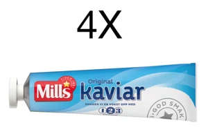 Mills Kaviar Norwegischer Kaviar geräuchert Kabeljau Tube Aufstrich 4x 185 Gramm - Bild 1 von 1