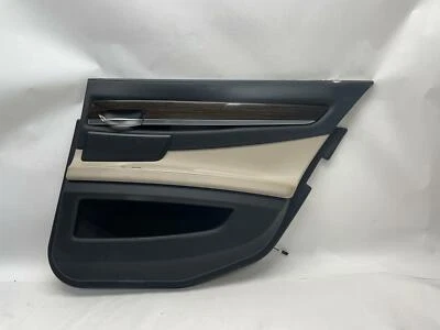 2011-2015 BMW 740I 750I 760I LI XI RH PASSENGER *REAR* DOOR TRIM PANEL OEM - Image 1 of 4