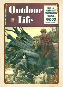 1946  Hunting metal tin sign home decor accessories wallart - Picture 1 of 4